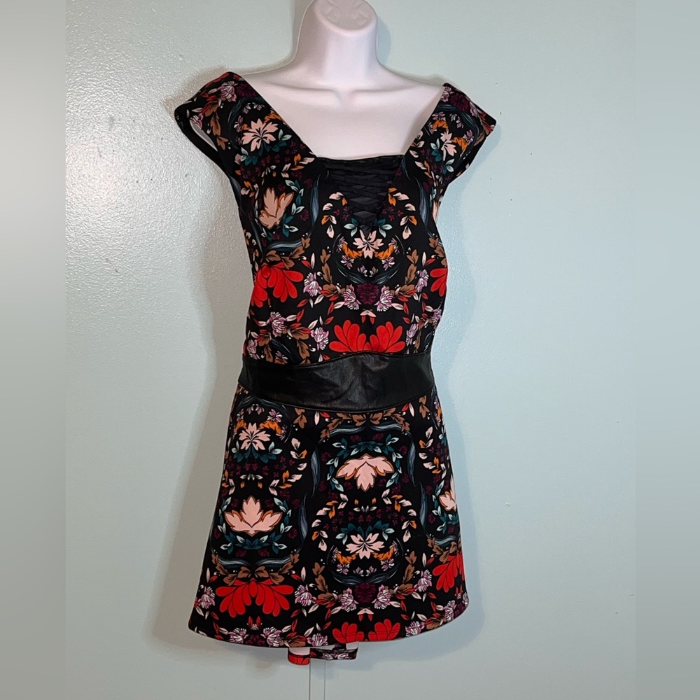 Bisou Bisou Blouse Sleeveless Faux Leather‎ Sleeveless Size 3X